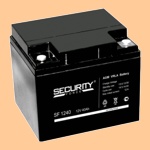 Аккумуляторная батарея  Security Force SF 1240 (12В/40 А·ч) 1240  (акб) для источника бесперебойного питания (12-40) - фото