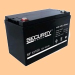 Аккумуляторная батарея  Security Force SF 12100 (12В/100 А·ч) 12100  (акб) для источника бесперебойного питания - фото