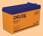 Аккумуляторная батарея (АКБ) к ибп Delta HR 12-9 (12В/9 А·ч) 12-9 (1234) - фото
